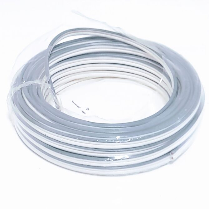Cable Eléctrico H05VV‑F 2×1,5 mm² – 10 m | Bricable – Blanco - Imagen 2