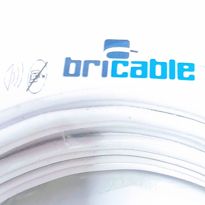 Cable Eléctrico H05VV‑F 2×1,5 mm² – 10 m | Bricable – Blanco - Imagen 3