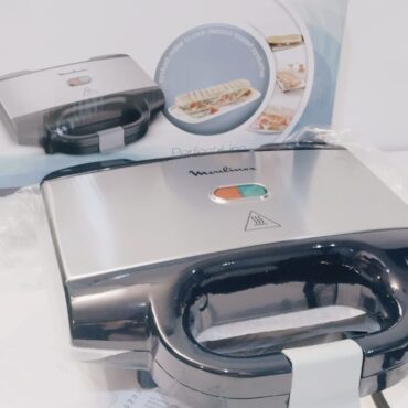 Sandwichera Moulinex Perfect Line - Acero Inoxidable, Compacta y Eficiente