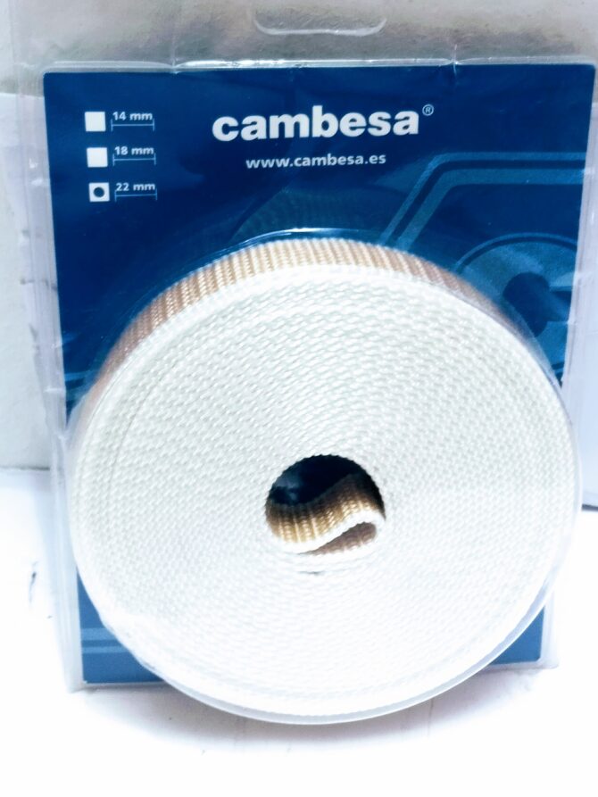 Cinta de Persiana Cambesa 22 mm – Resistente y Duradera