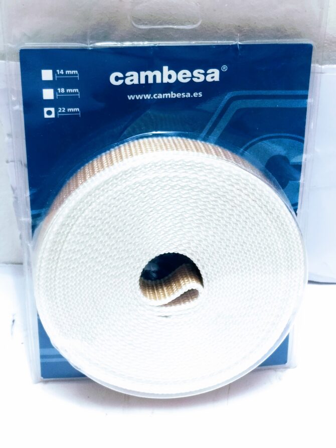 Cinta de Persiana Cambesa 22 mm – Resistente y Duradera - Imagen 2