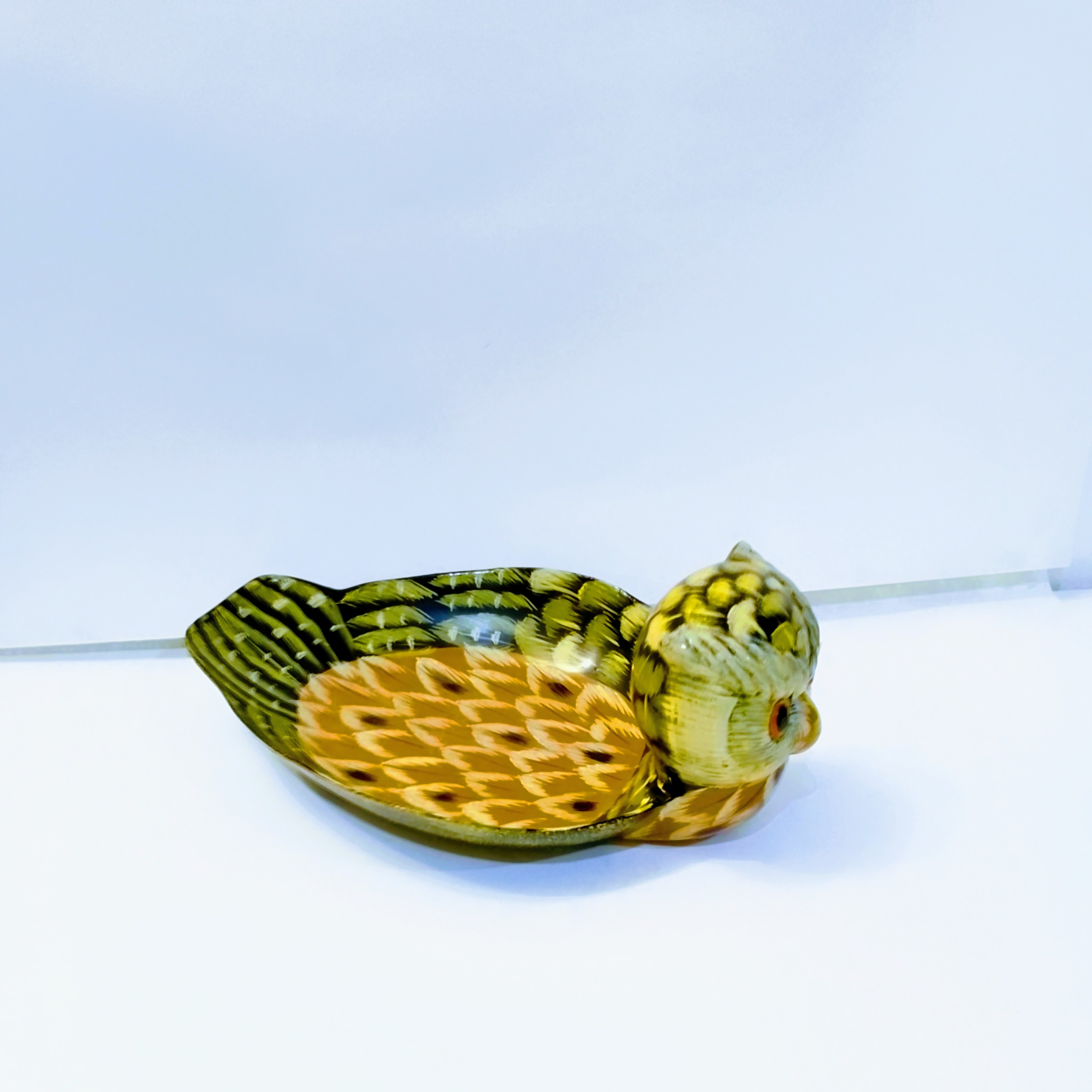 Servilletero Artesanal en Forma de Búho – Pintado a Mano - Imagen 2