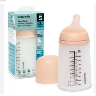 Biberón Suavinex Natural S – Flujo Suave y Seguro
