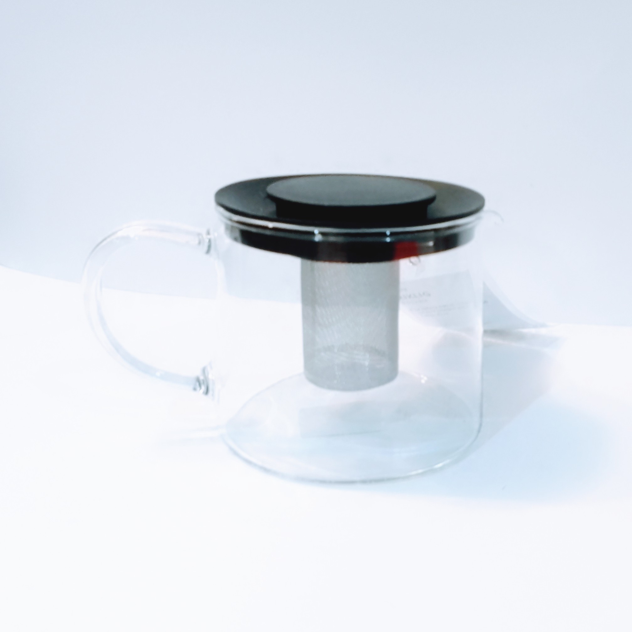 Tetera de Vidrio Borosilicato con Infusor de Acero Inoxidable – Diseño Minimalista