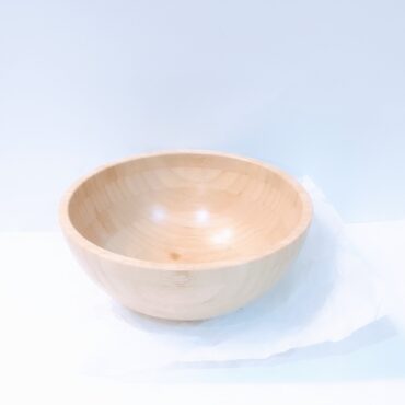 Tazón Artesanal de Madera Natural – Acabado Premium