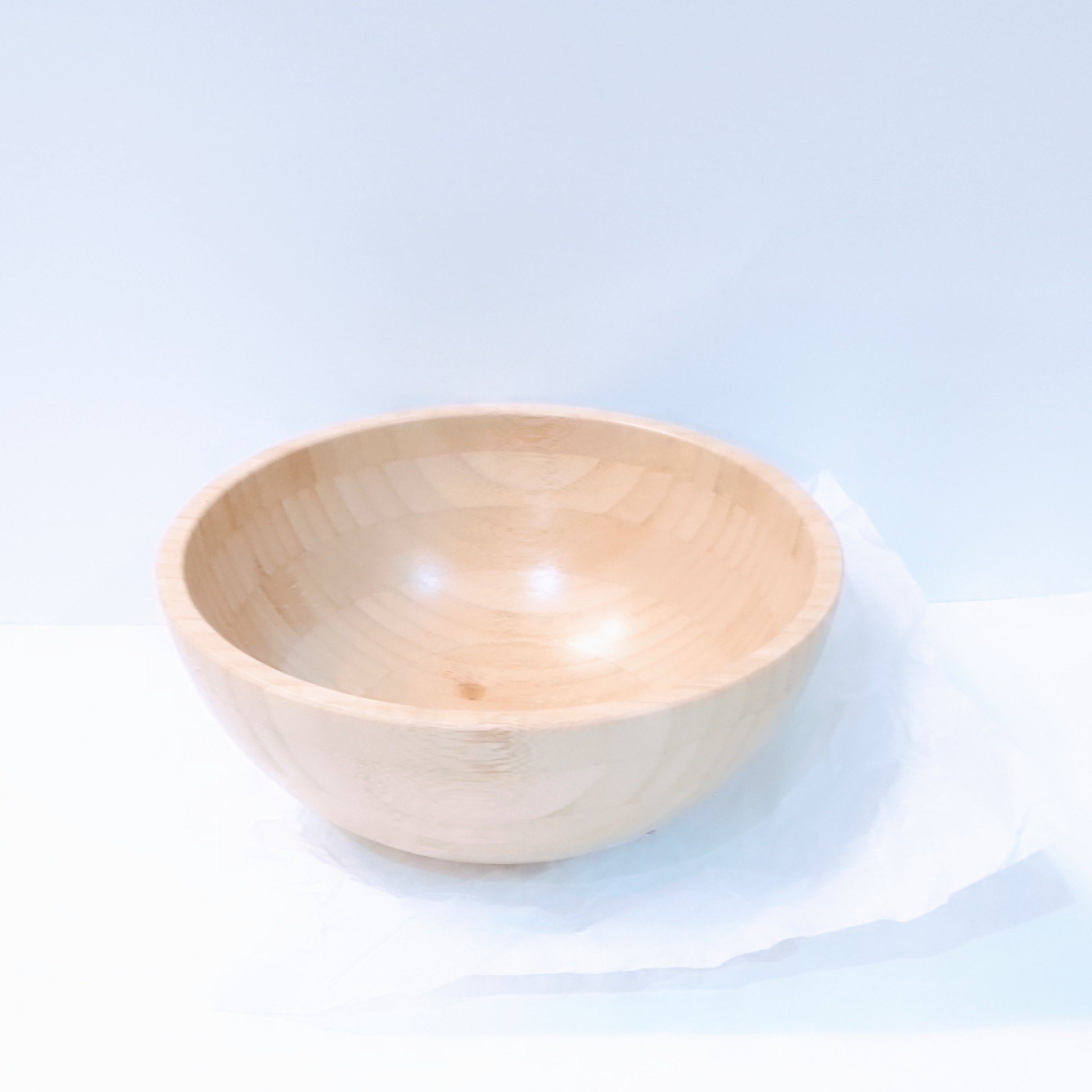 Tazón Artesanal de Madera Natural – Acabado Premium