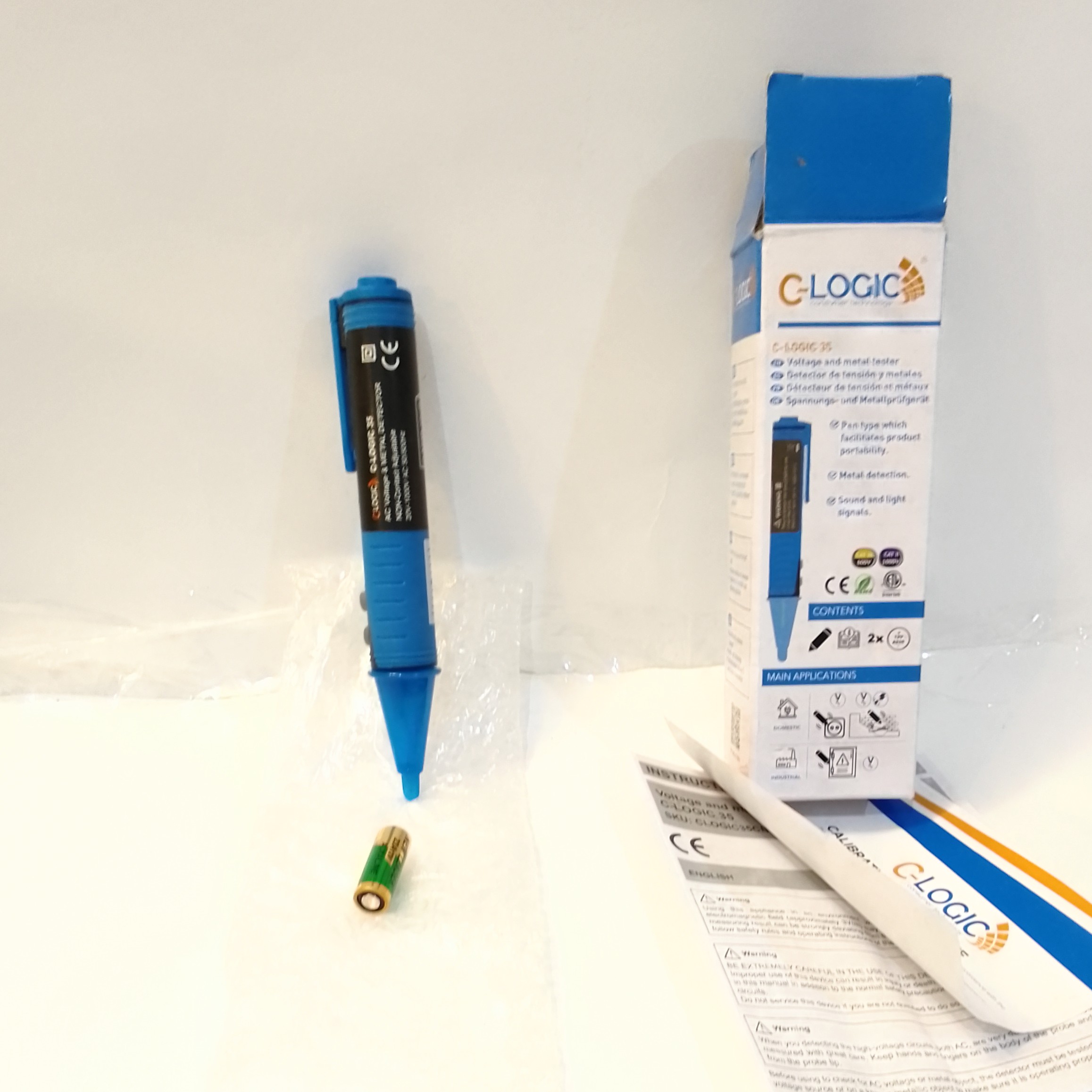 Detector Inteligente de Voltaje y Metales C-Logic 3S – Alta Precisión y Seguridad - Imagen 2