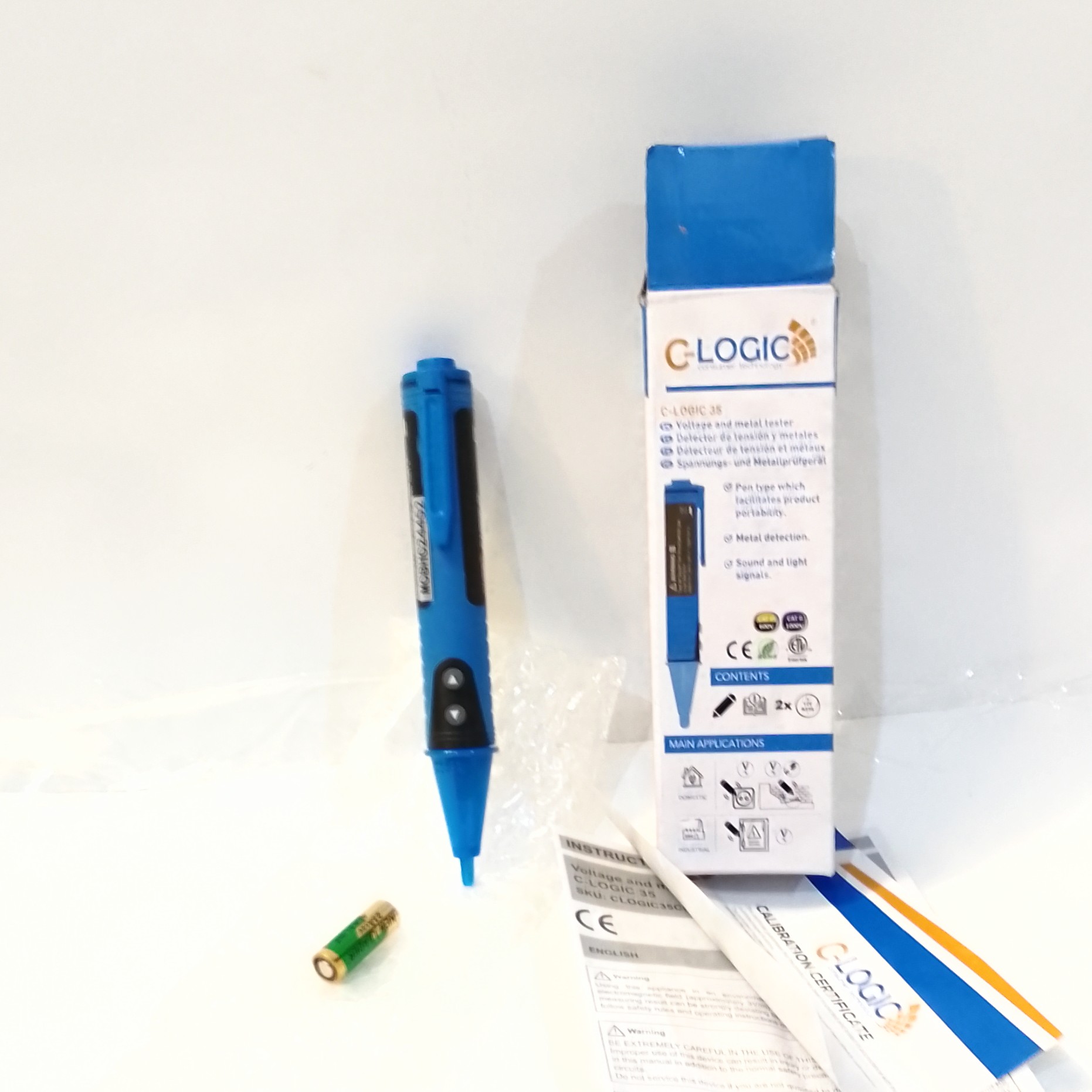 Detector Inteligente de Voltaje y Metales C-Logic 3S – Alta Precisión y Seguridad - Imagen 3