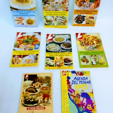 Culinaria Vintage | Libros de Cocina Antiguos y Recetarios Coleccionables. Lote x 7.99€