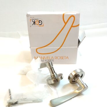Manivela Roseta de Acero Inoxidable GDK – Juego de Manijas para Puerta con Accesorios