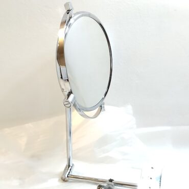 Espejo de Baño Extensible con Doble Cara y Acabado Cromado – Montaje en Pared